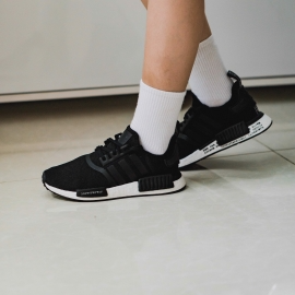 Alternative view of Giày Adidas NMD_R1 J 'Core Black' CG6245
