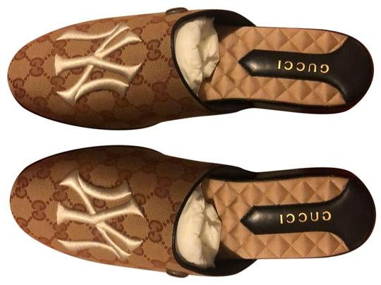 Dép Gucci Beige Ruggnie 535653-KQW00-8366 - Ảnh 4