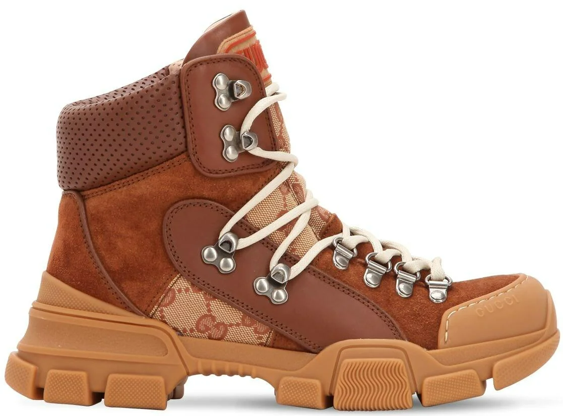 Giày Gucci Leather Original GG Trekking Boot 521679-0P310-2590