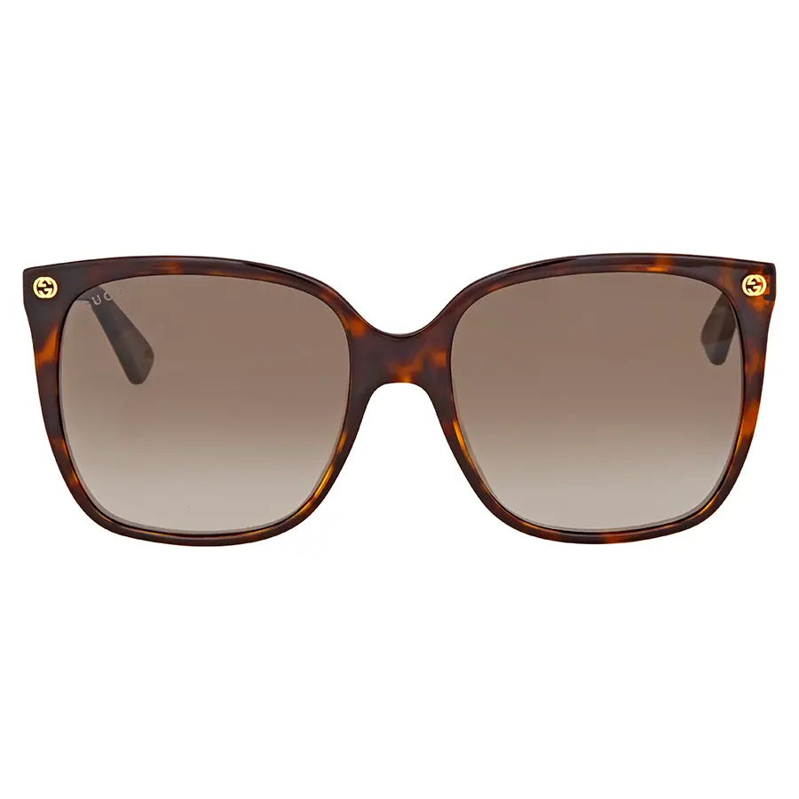 Kính Gucci Dark Havana Square GG0022S-003