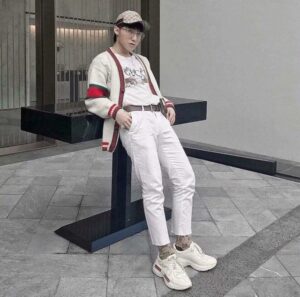 Alternative view of Giày Gucci Rhython Leather Sneaker 'Logo' 500877 DRW00 9522