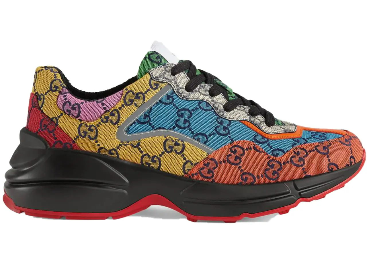 Giày Gucci Rython GG Multicolor Black (W) 663681-2UZK0-7072