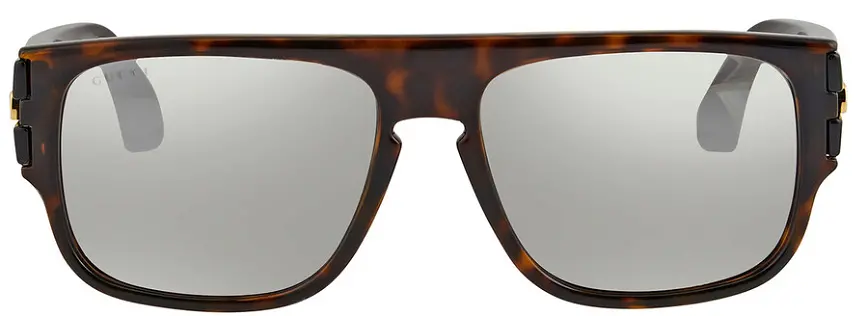Kính Gucci SIlver Square 'Havana Black' GG0664S-004-58