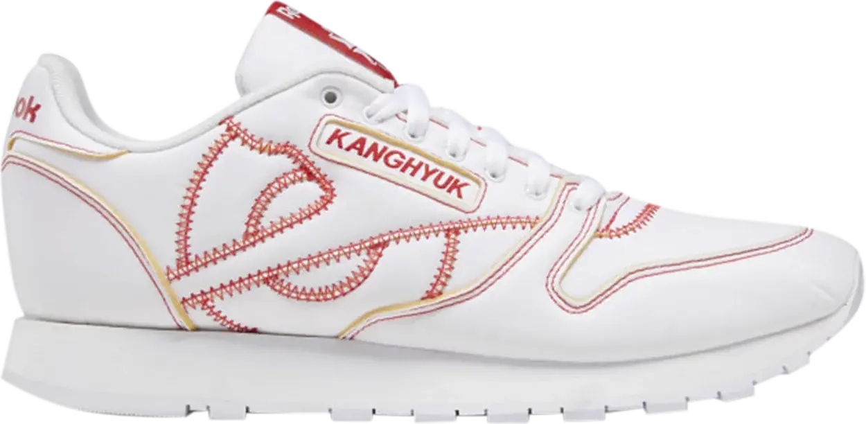 Giay Reebok Classic Leather x Kanghyuk 'White Primal Red' GW1069