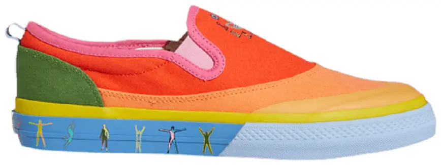 Giày Adidas Nizza Slip-On Low 'Pride Pack Love Unites' GW2421