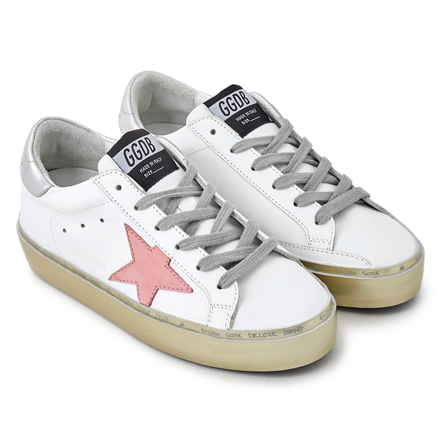 Giày Golden Goose Hi-Star White Pink GWF00118-F000237-10253 - Ảnh 3