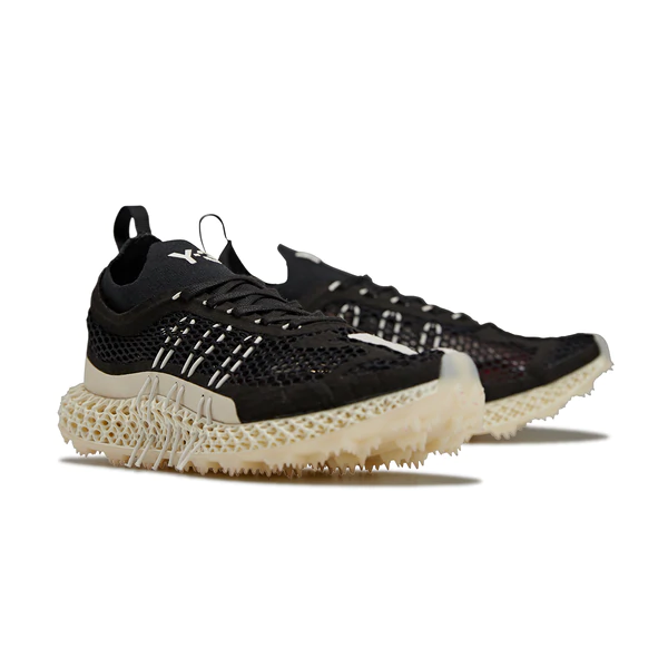 Giày Adidas Y-3 Runner 4D 'Black White' GX1091 - Ảnh 3