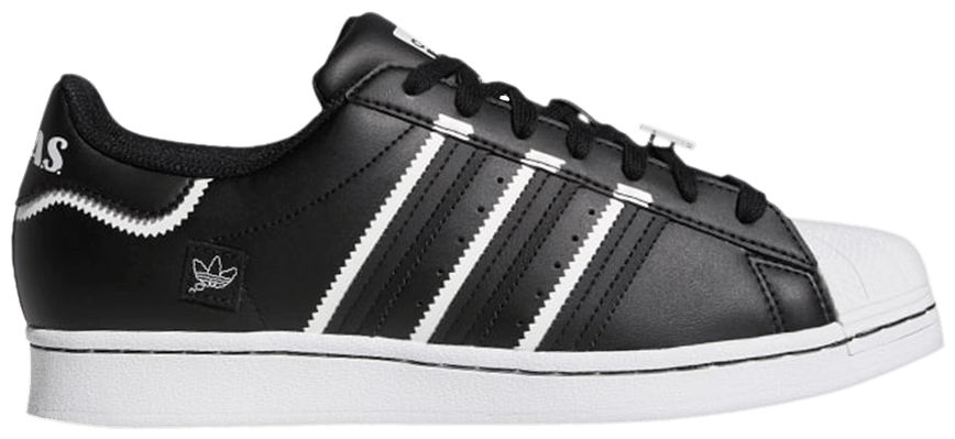 Giày Adidas Superstar 'Black White' GX5257
