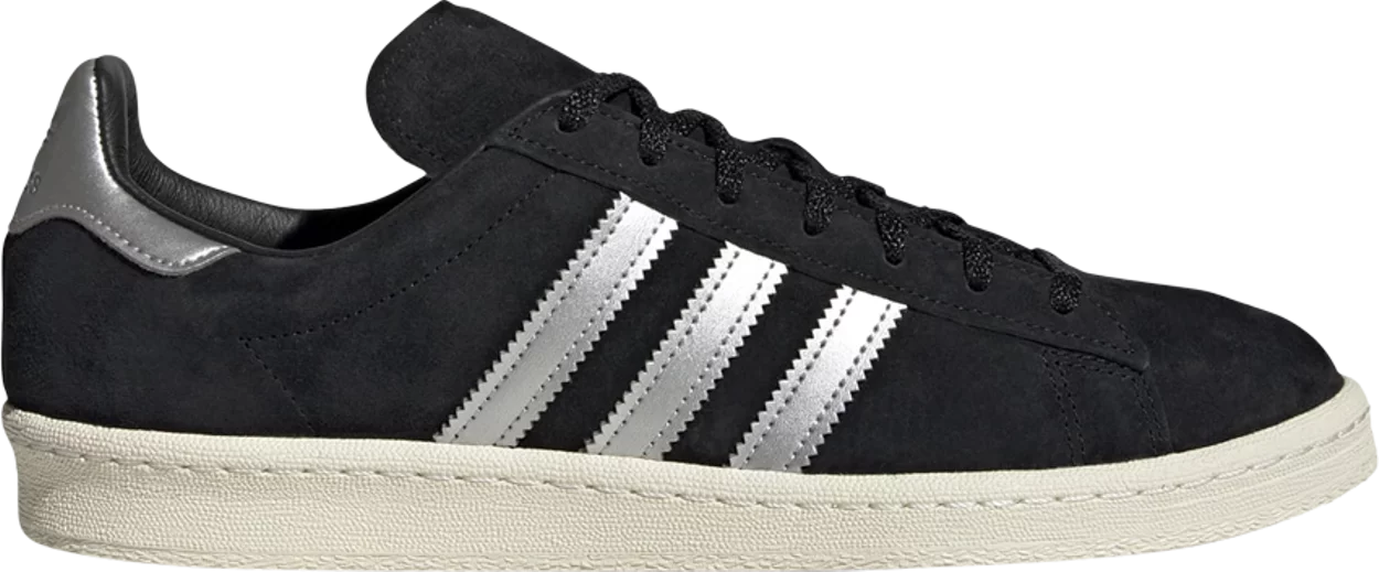 Giay Adidas Campus 'Black Metallic Silver' GX7330