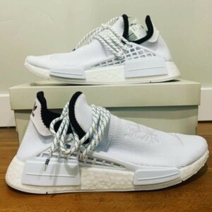 Alternative view of Giày Adidas Pharrell x NMD Human Race 'Core White' GY0092