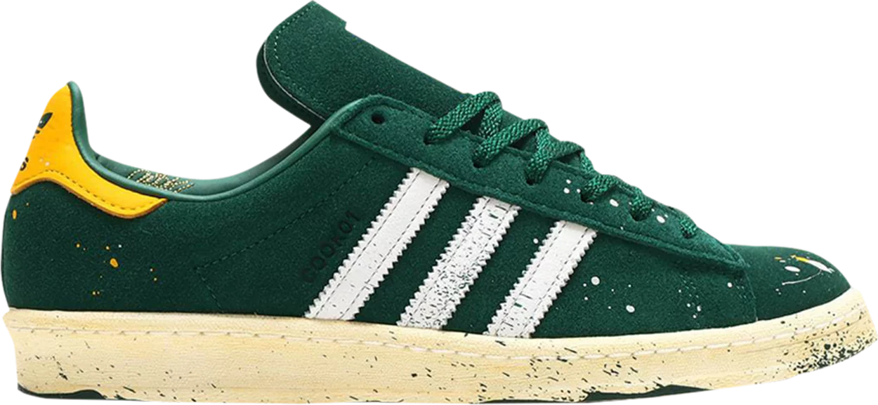Giay Adidas COOK x Campus 80 'Paint Splatter Dark Green' GY7005