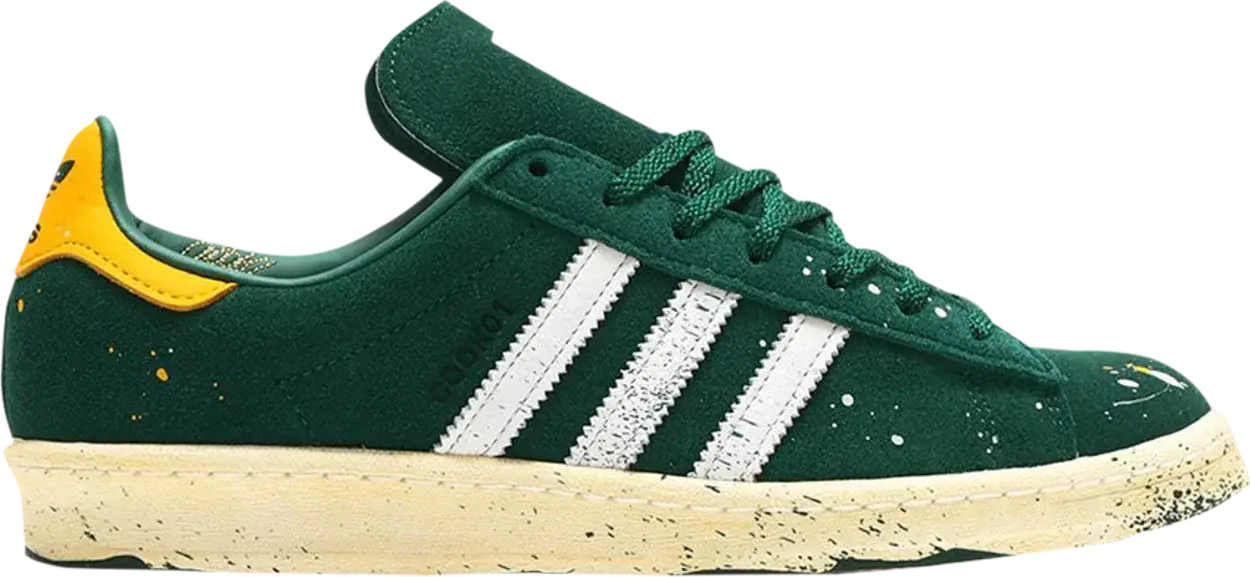 Giay Adidas COOK x Campus 80 'Paint Splatter Dark Green' GY7005