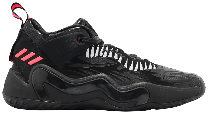Giày Adidas Marvel x D.O.N. Issue #3 J 'Venom Carnage Carbon Signal Pink' GZ5495
