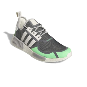 Giay Adidas NMD R1 'Grey Screaming Green' GZ9275