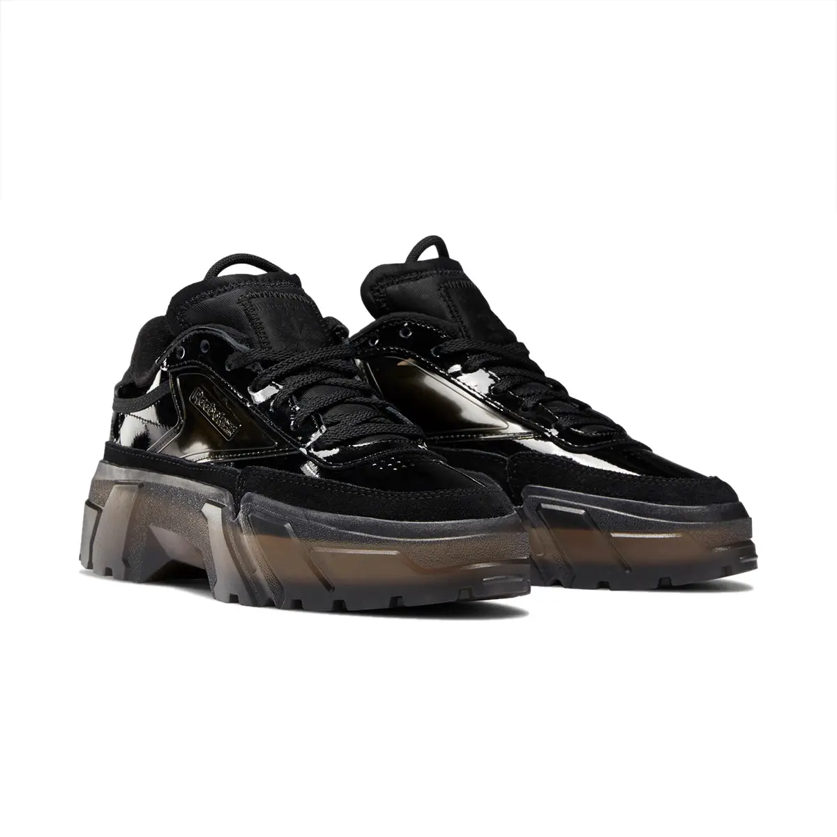 Giay Reebok Club C x Cardi B 'Core Black' H01009