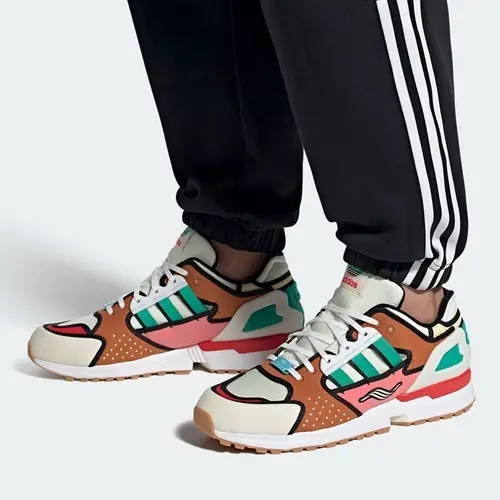 Alternative view of Giày Adidas The Simpsons x ZX 10000 'A-ZX Series Krusty Burger' H05783