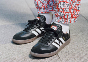 Giay Adidas Samba x Have A Good Time 'Black' BD7362