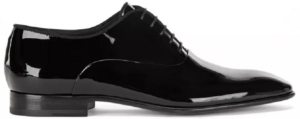 Giày Hugo Boss Patent With Grosgrain Piping 'Black' 50370447