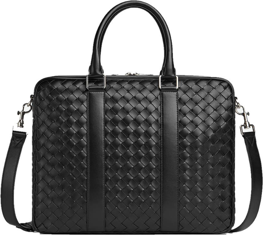Tui Bottega Veneta Large Intrecciato Briefcase 'Black' 732069V2E418803