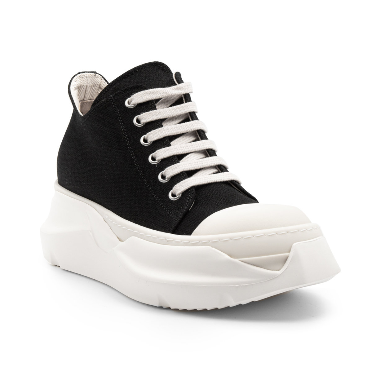 Giày Rick Owens DRKSHDW Abstract Low Sneakers In Black DU21S2842 - Ảnh 2
