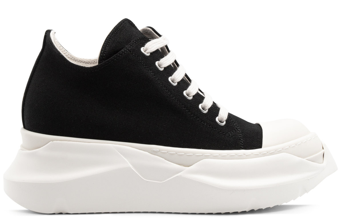 Giày Rick Owens DRKSHDW Abstract Low Sneakers In Black DU21S2842