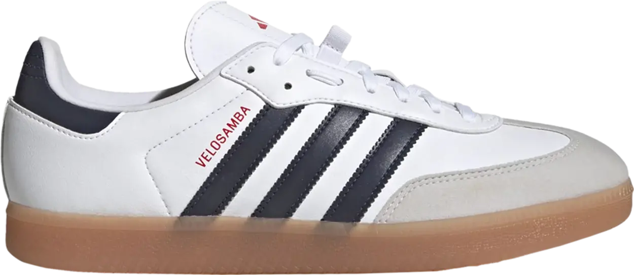 Giay Adidas Velosamba 'White Navy Scarlet' HP5399