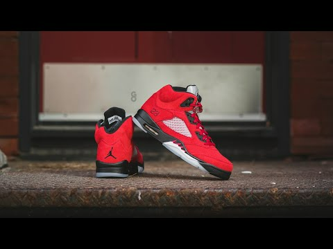 Giày Nike Air Jordan 5 Retro GS 'Raging Bull' 2021 440888-600 - Ảnh 4