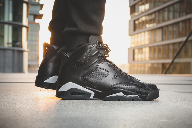 Giày Nike Air Jordan 6 Retro Black Cat 384665-020 - Ảnh 5