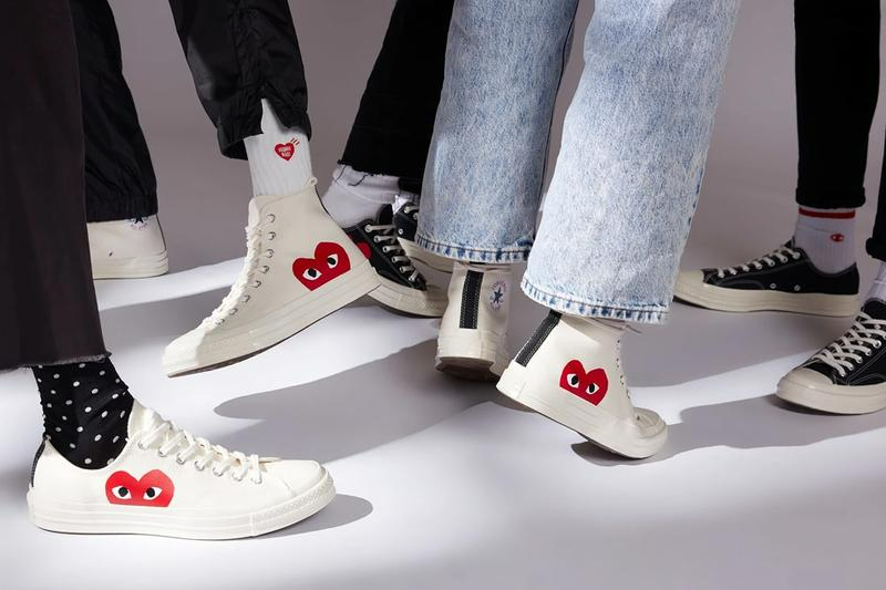 Giày Converse Comme des Garçons x Chuck Taylor All Star Hi 'Milk' 150205C - Ảnh 4