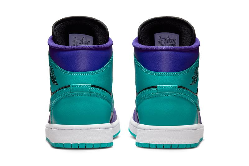 Giày Nike Air Jordan 1 Mid 'Black Grape' BQ6472-502 - Ảnh 4