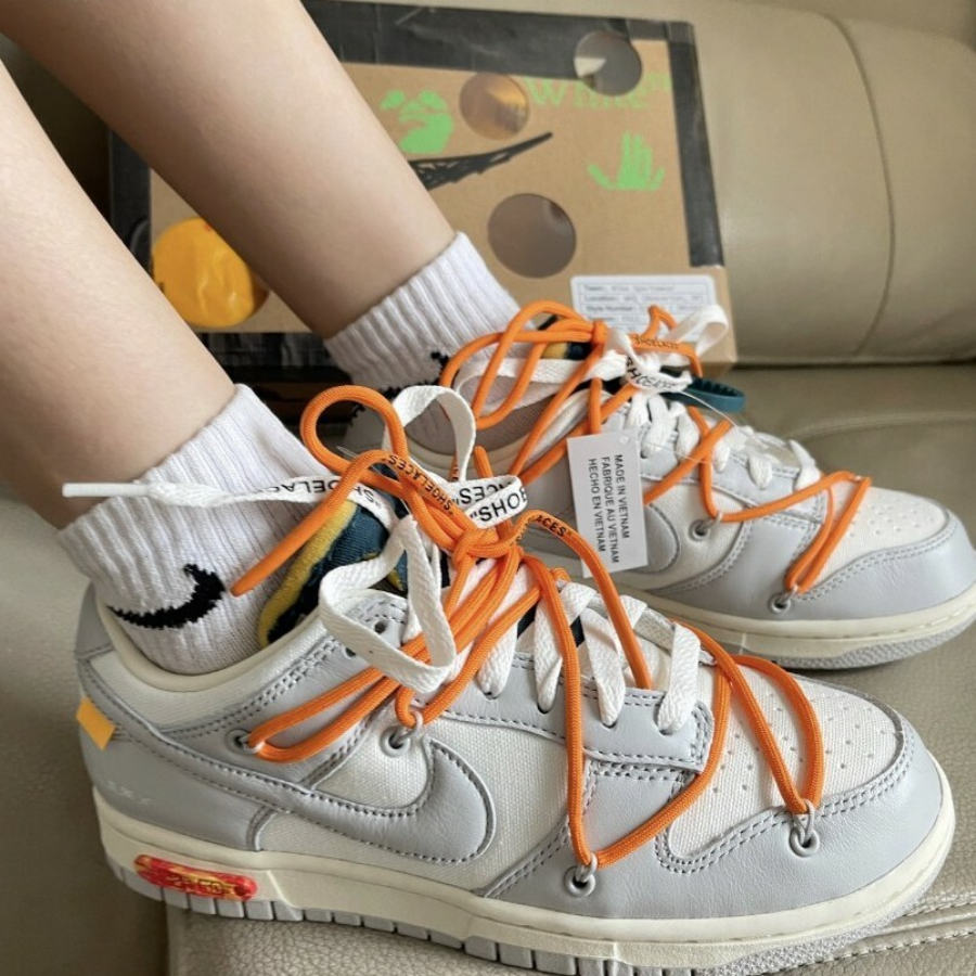Giày Nike Off-White x Dunk Low 'Lot 44 Of 50' DM1602-104 - Ảnh 4