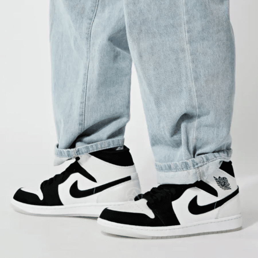 Giày Nike Air Jordan 1 Mid 'Diamond Shorts' DH6933-100 - Ảnh 3