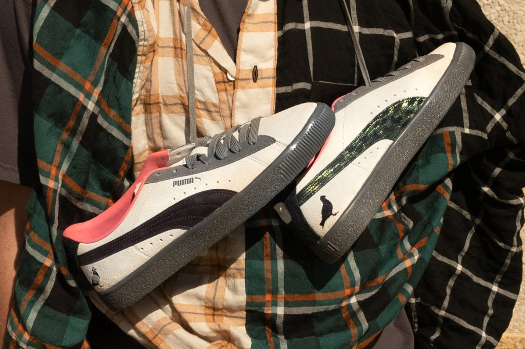 Giày Puma Suede atmos x Jeff Staple 'Pigeon and Crow' 381160-01 - Ảnh 5