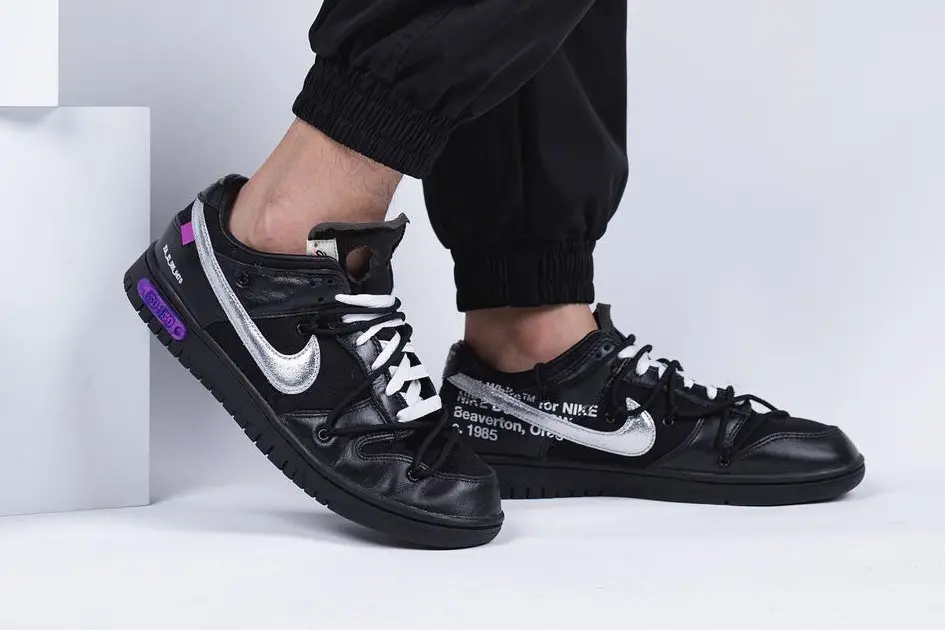 Alternative view of Giày Nike Off-White x Dunk Low 'Lot 50 Of 50' DM1602-001