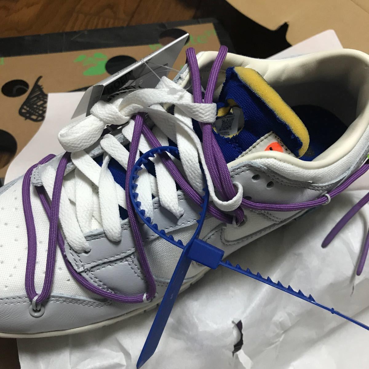 Giày Nike Off-White x Dunk Low 'Lot 48 Of 50' DM1602-107 - Ảnh 3