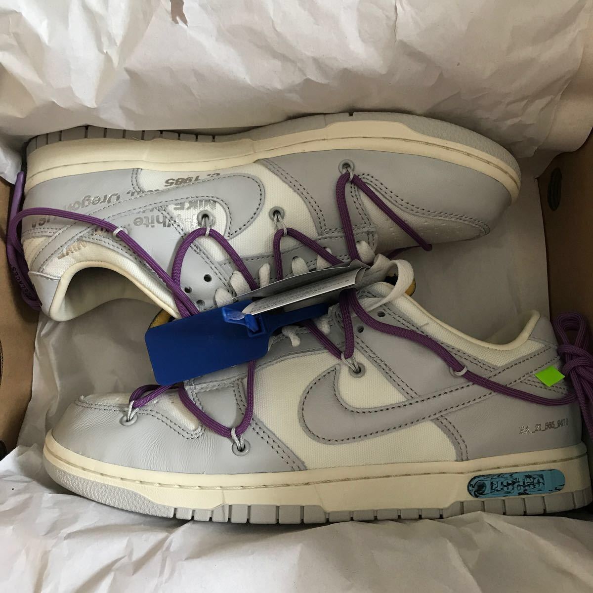 Giày Nike Off-White x Dunk Low 'Lot 48 Of 50' DM1602-107 - Ảnh 4