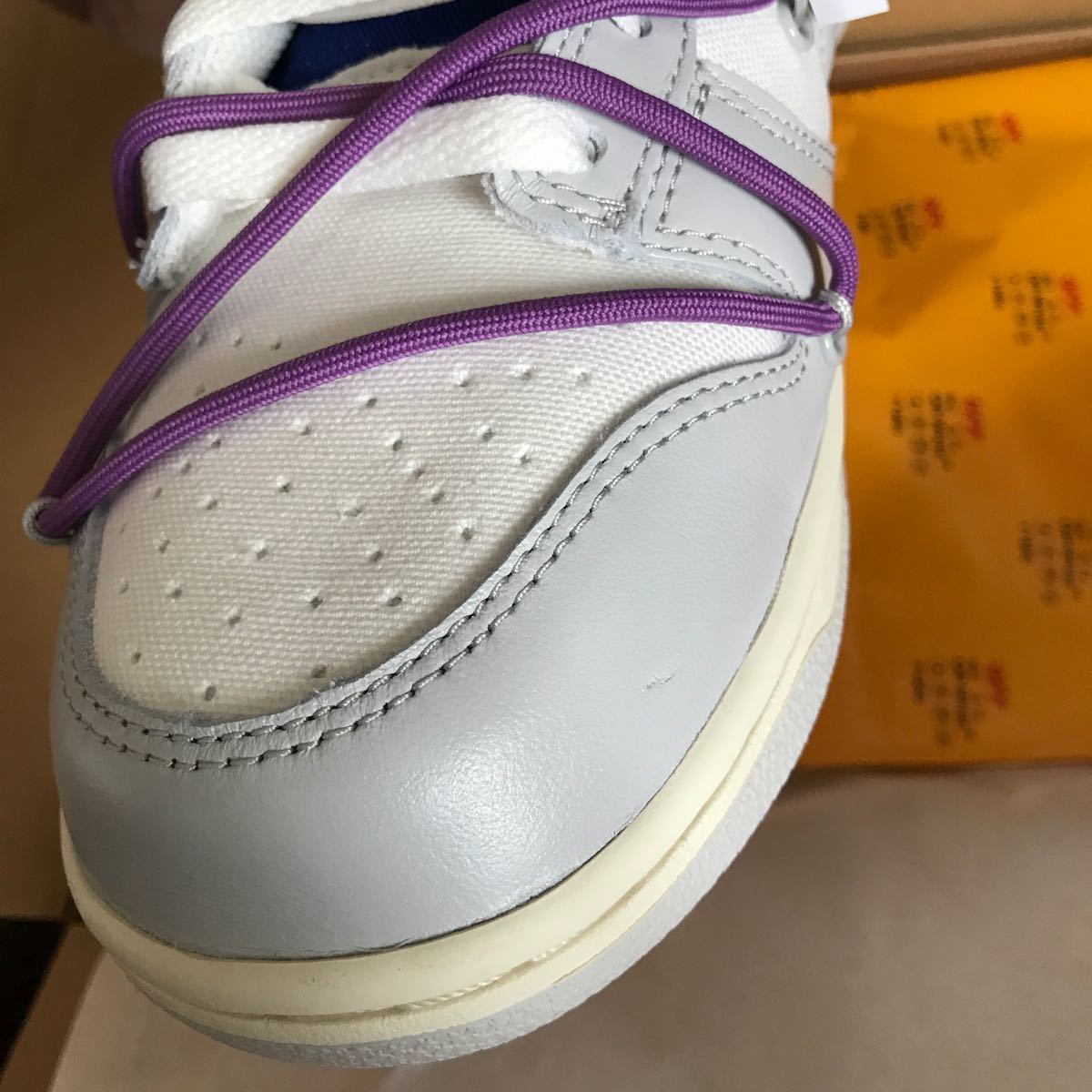 Giày Nike Off-White x Dunk Low 'Lot 48 Of 50' DM1602-107 - Ảnh 5