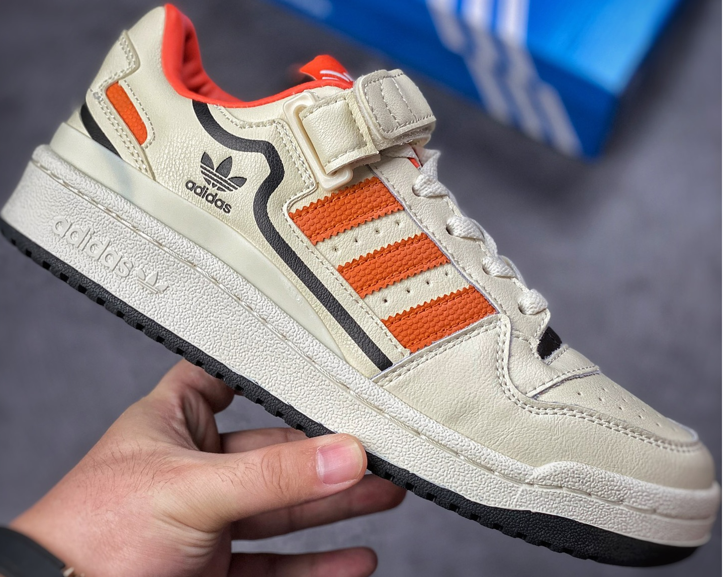 Giày Adidas Forum Low 'Orange' HR0460 - Ảnh 6