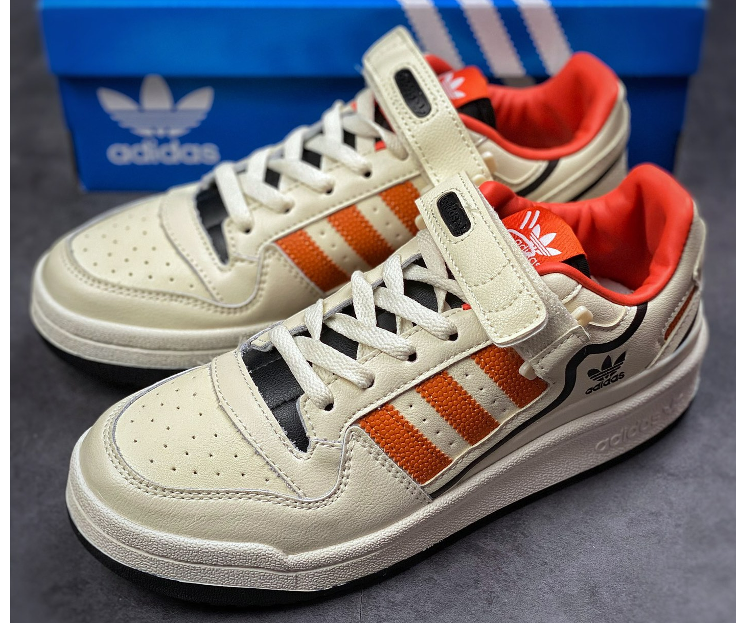 Giày Adidas Forum Low 'Orange' HR0460 - Ảnh 7