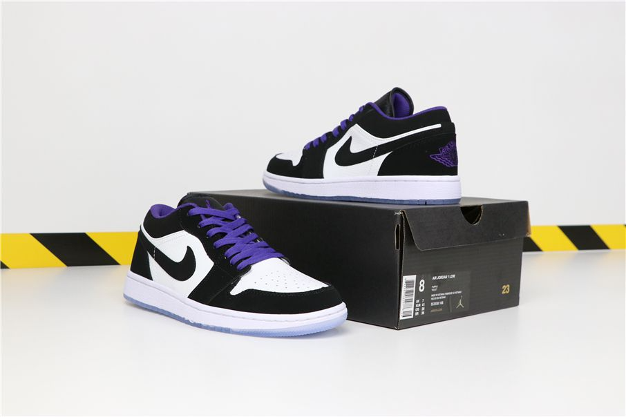 Giày Nike Air Jordan 1 Low 'Concord' 553558-108 - Ảnh 5