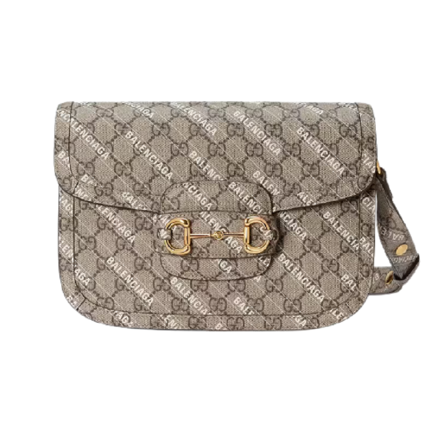 Túi Gucci The Hacker Project Small Gucci Horsebit 1955 Beige