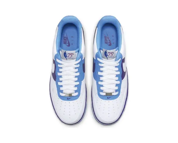 Alternative view of Giày Nike NBA x Air Force 1 '07 LV8 '75th Anniversary Lakers' DC8874-101