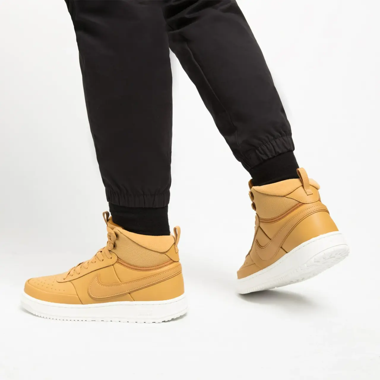 Alternative view of GIày Nike Court Vision Mid Winter 'Elemental Gold' DR7882-700