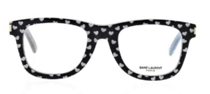 Kính Saint Laurent Hearts Eyeglasses 'Black Silver' SL50F 005