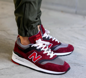 Alternative view of Giày New Balance 997 'Burgundy' M997CRG