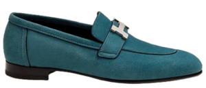 Giày Hermes Paris Loafer 'Bleu Canary' H222067ZG9360