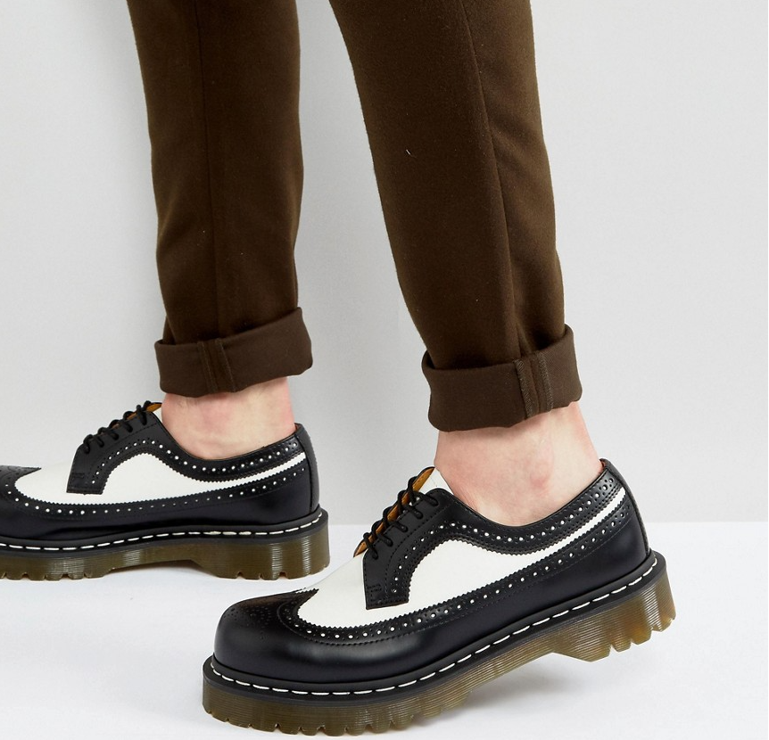 Giày Dr.Martens 3989 Bex Smooth Leather Brogue Shoes 10458001 - Ảnh 3