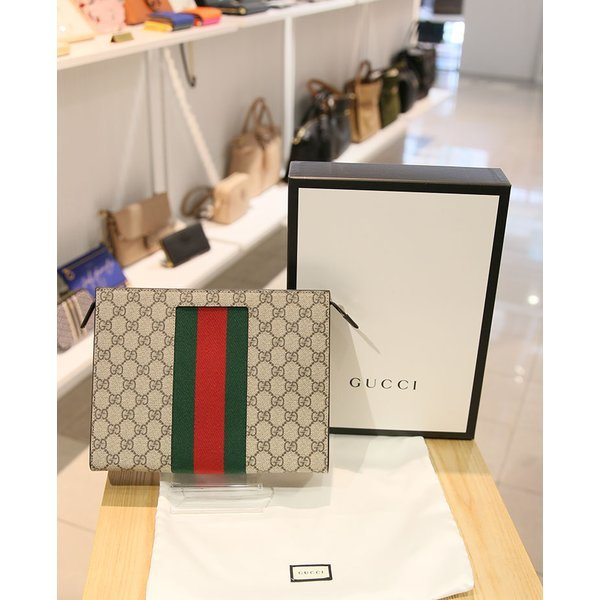 Túi Gucci GG Supreme Web Pouch 475316-KHN4N-9791 - Ảnh 3