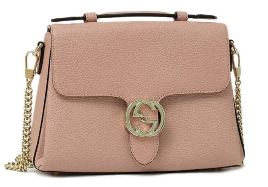 Túi Gucci Interlocking G Buckle Bag Pink 510302 CA00G 5806