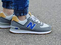 Alternative view of Giày New Balance 574 'Castlerock Team Royal' ML574NE2